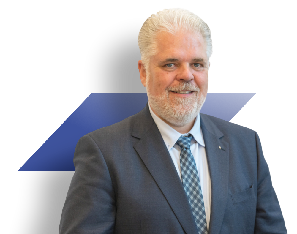 Porträt eines Geschäftsmannes von Gerhäuser Bau, spezialisiert auf Massivbau und Hausbau in Mittelfranken und der Region Franken.